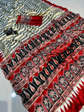 Vibrant Lehriya Ajrakh Pallu Saree