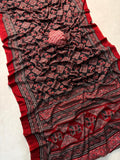Premium Ajrakh soft modal silk saree
